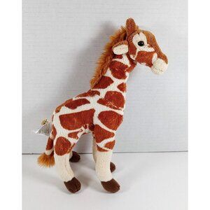 WWF World Wildlife Fund  GIRAFFE Plush Toy Realistic Stuffed Animal Vintage 1986